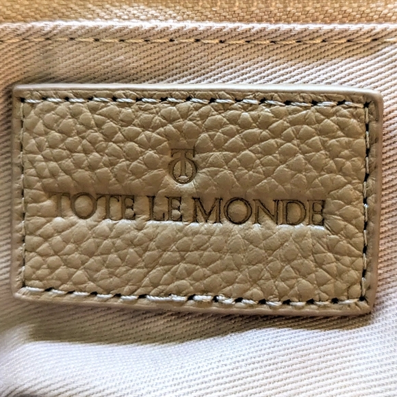 👜Designer Leather Bucket Bag by Tote Le Monde .Like-New Condition! - Picture 2 of 16